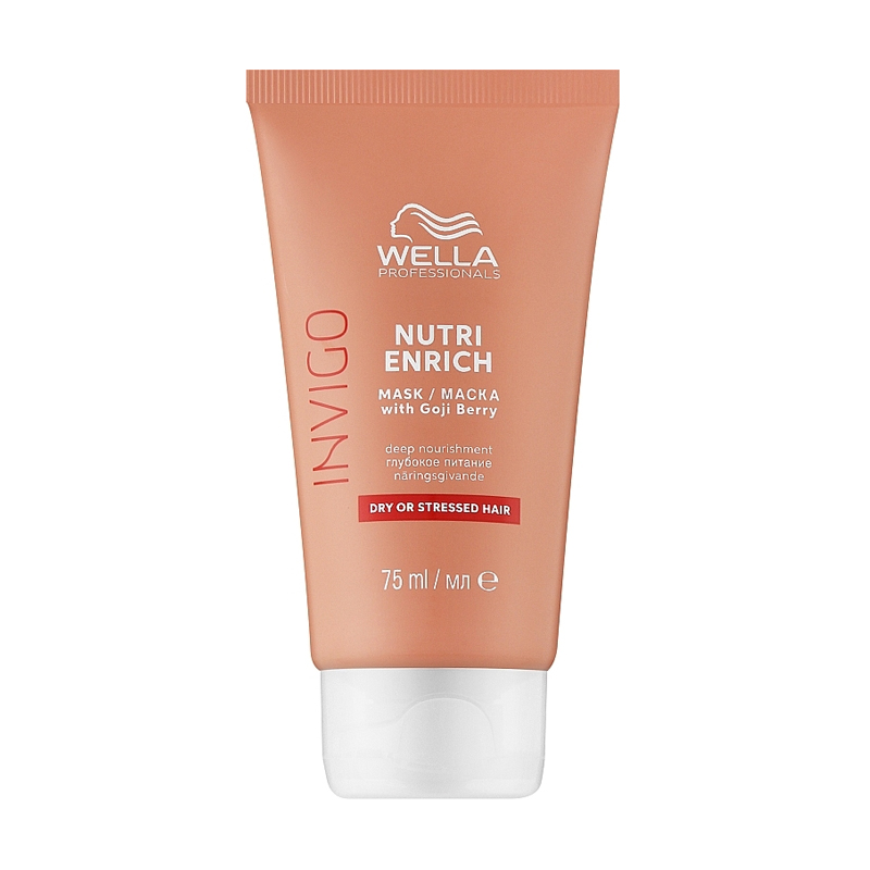 Маска для волосся Wella Professionals Invigo Nutri-Enrich живильна, з ягодами годжі, 75 мл